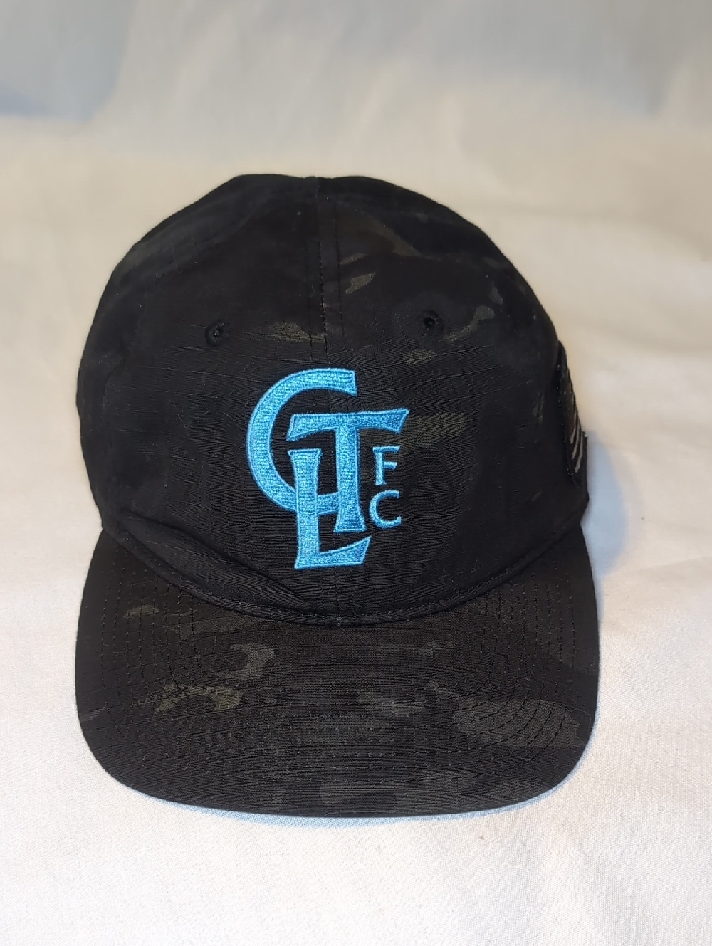 Charlotte Fc Black Camo Adjustable Hat Cap MLS American Flag